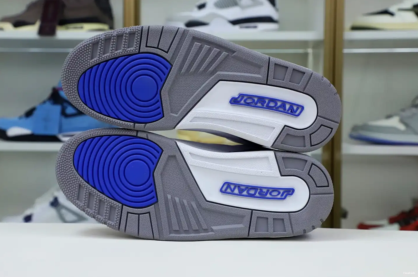 BLUE' AIR 3 RETRO JORDAN (CT8532-145) 'RACER 0706